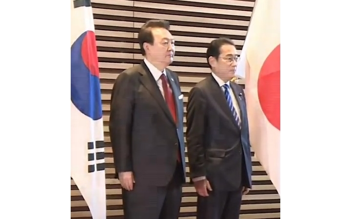 윤석열·기시다 회담-정...